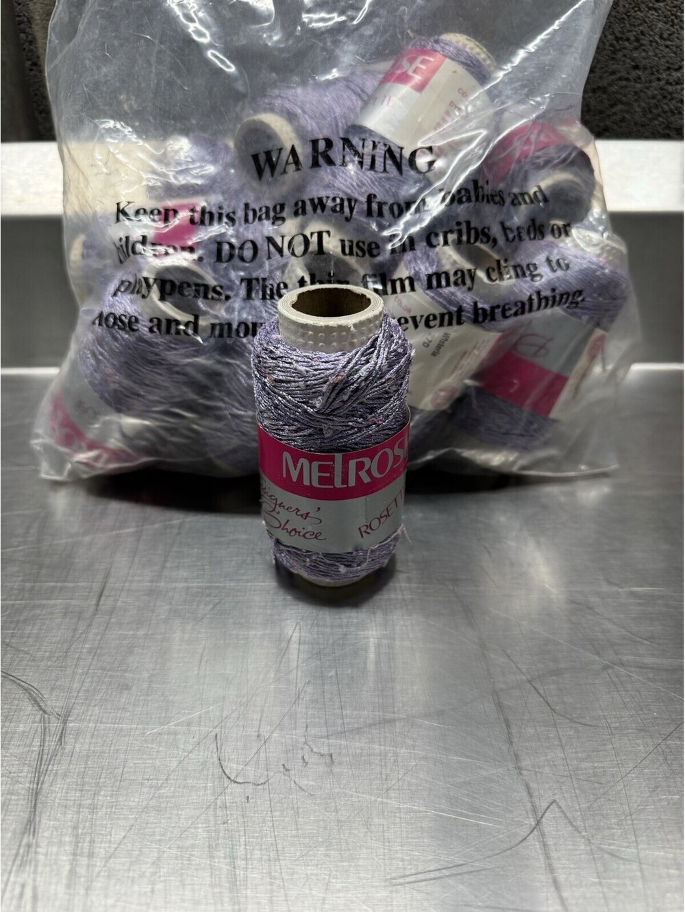 Melrose Rosette Yarn Color 270 Wiseteria 12 Spool Lot